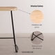 thumbnail image 2 of Silla Piso Bar Taburete Nara Madera Exterior o Cocina Negra, 2 of 9