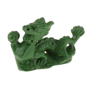 Bothyi - Estatua De Dragón Chino Tallada En Madera, Adorno Fengshui Para Regalo De Inauguración De La Casa, Estilo D