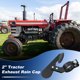thumbnail image 3 of Tapa de Lluvia para Escape de Tractor de 2", Tapa de Silenciador de Clima para Tractor Ford, para New Holland, para John Deere, para Massey Ferguson, etc., 3 of 7