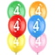 thumbnail image 1 of Globos de látex Funny Fashion USA #4, colores surtidos, 12 unidades, 1 of 1