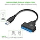 thumbnail image 4 of Cable USB 3.0 a SATA, adaptador USB a SATA III para discos duros de 2,5" y SSD. Compatible con Windows XP/Vista/7/8/10 y Mac OS ECC (SATA III, 2,5")., 4 of 7
