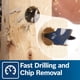 thumbnail image 4 of Juego de brocas Bosch DSB5013P Daredevil de 13 piezas con funda, 4 of 7