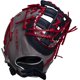 thumbnail image 3 of Guante de Softball Miken LHT Gris/Azul Marino/Rojo, 3 of 4