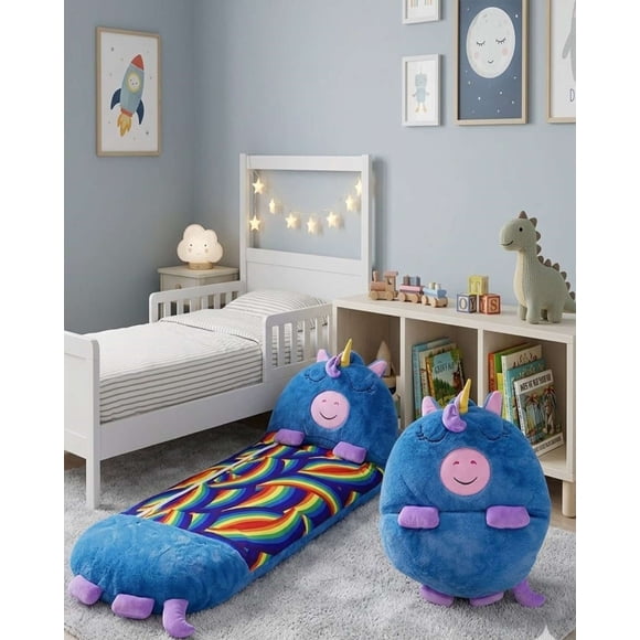 Saco de Dormir Para niños 2 en 1: Almohada y Saco Happy Nappers