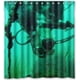 thumbnail image 1 of Cortina de ducha Aquanaut Frogman con ganchos, tamaño 66 x 72 pulgadas, 1 of 3