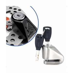 Genérico - Candado Disco Moto Kovix Kn1 Amarillo Fluor Metal Pulido