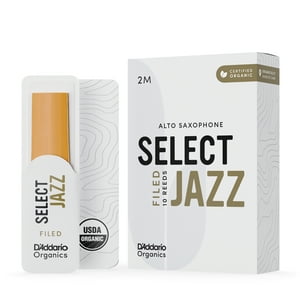 Cañas Sin Limar Saxo Alto 2M Organic Select Jazz Pack 10 Orsf10Asx2M Daddario