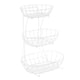 thumbnail image 1 of Cesta De Frutas De Metal De 3 Niveles Soporte Para Fiestas Bandeja Para Servir Soporte Para Servir Que Ahorra Espacio Blanco, 1 of 5