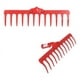 thumbnail image 1 of Rastrillo Para Hojas Metalico 30 Cm Jardin Jardineria Rojo, 1 of 2