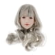 thumbnail image 1 of Escultura de cabeza Soldado Mujer Pelo Gris Rizado 1/6, 1 of 3