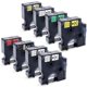 thumbnail image 1 of Cinta de etiquetas compatible con DYMO D1 12 mm x 7 m, paquete de 8, 1 of 7