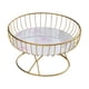 thumbnail image 1 of Cesta De Frutas Centro De Mesa Para El Hogar Jardín Mesa De Comedor Sala De Estar Blanco Rosa, 1 of 5