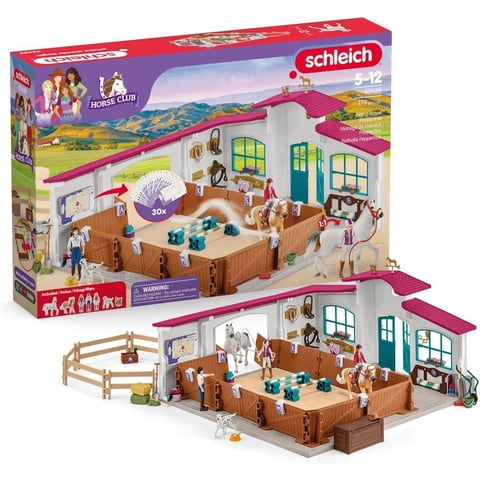 Playset Schleich Horse Club Peppertree Riding Arena Con 2 Caballos