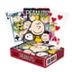 thumbnail image 1 of Juego de cartas AQUARIUS Peanuts, mazo fundido, tamaño póker, 1 of 7