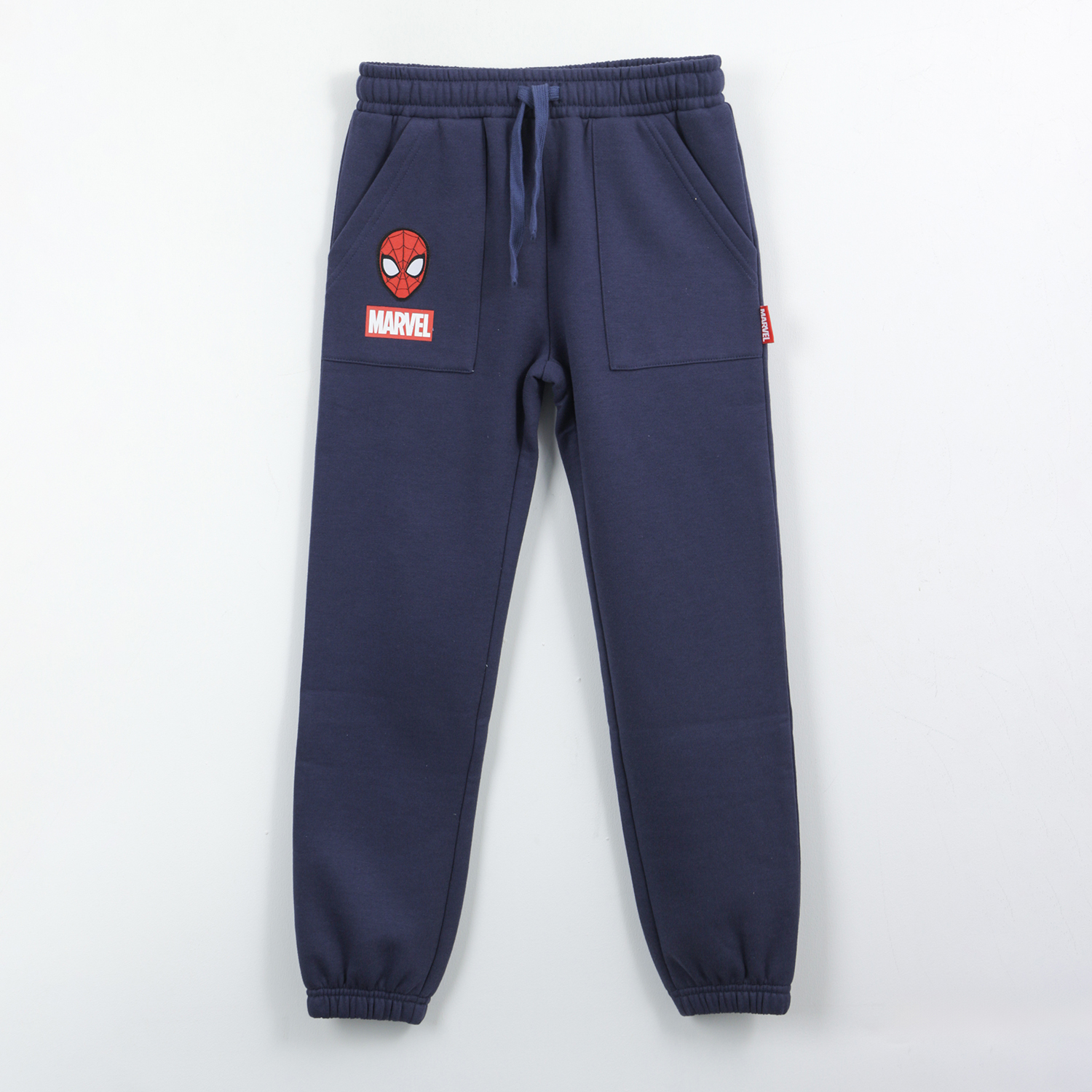 Pantalón De Buzo Escolar Niño Spiderman Azul Marino Marvel