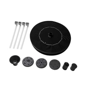 Ioensy - Con 6 Boquillas, Bomba De Fuente De Agua Solar Para Pecera, Fuente De Piscina Al Aire Libre