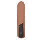 thumbnail image 1 of Lima de uñas de acero inoxidable con estuche de cuero, de doble cara, para hombres y mujeres., 1 of 5