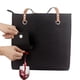 thumbnail image 2 of Borsa De Vino De Lienzo Portátil Con Dispensador De Bebidas Bolsa De Vino Aislada Negro Tamaño Único Adulto Unisex (viene Con 3 Compartimentos Internos), 2 of 3