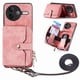 thumbnail image 1 of Funda Tipo Cartera con Correa Cruzada para Xiaomi Poco F7 Pro Protección Contra Golpes Rosa, 1 of 4