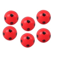 Vipnetwork - Set 6 Pelotas Inflable 22 Cm Diseño Futbol - Color Rojo