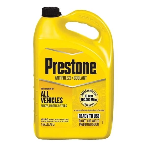 Prestone Antifreeze/coolant 50/50 Cor-guard Color Flour