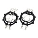 thumbnail image 1 of Tacos De Hielo Crampones Tracción Simple Invierno Hielo Nieve Grips 10 Dientes Black_L, 1 of 5
