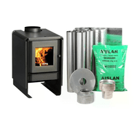 Pack Bosca Estufa A Leña Eco 350 + Kit De Instalación