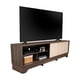 thumbnail image 2 of Rack TV 75" 1 Puerta Deslizable 52,4x180x36,3 Cm Café Oscuro Y Beige, 2 of 11
