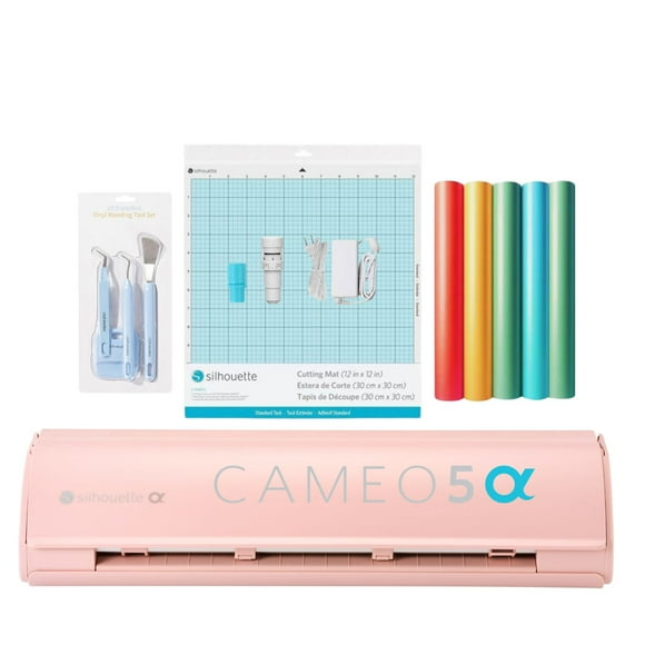 Nuevo Kit inicio Silhouette Cameo 5 Alpha Pink