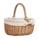 thumbnail image 2 of Cesta De Picnic De Mimbre Cesta De Regalo Decorativa Resistente Para Cocina Dormitorio Playa S Beige, 2 of 5
