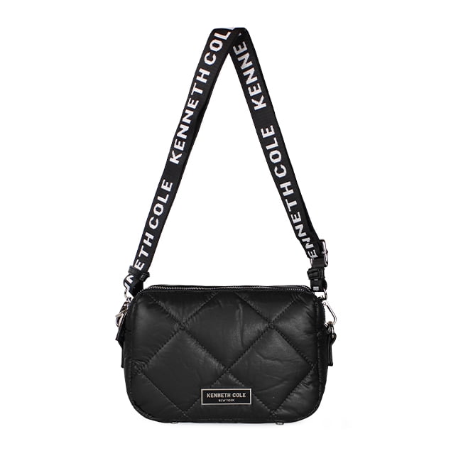 Kenneth Cole - Cartera Acolchada Peyton Negro