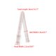 thumbnail image 3 of INSPIRE CHIC Tirantes de Sujetador para Mujer 2 Pares 10/12/15/18/20mm de Ancho Tirantes Elásticos Ajustables para Hombro Blanco-Patrón de Flores-18mm, 3 of 5