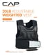 thumbnail image 2 of Chaleco pesado CAP Barbell ajustable 9 kg negro, 2 of 7