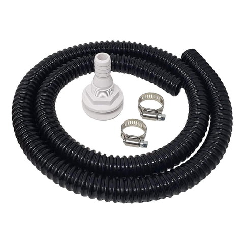 Magideal - Kit De Instalación De Bomba De Sentina, Manguera De Pvc De 6 Pies Con Pasacascos Y 2 Abrazaderas Kit De Plomería De Manguera De Bomba De Sentina, Kit Salidas De 29 Mm.