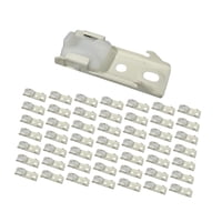 Bothyi - 50 Soportes De Montaje En Techo Para Montaje En Pared De Techo Para Dormitorio, Hogar, Sala De Estar, Color Blanco Crema