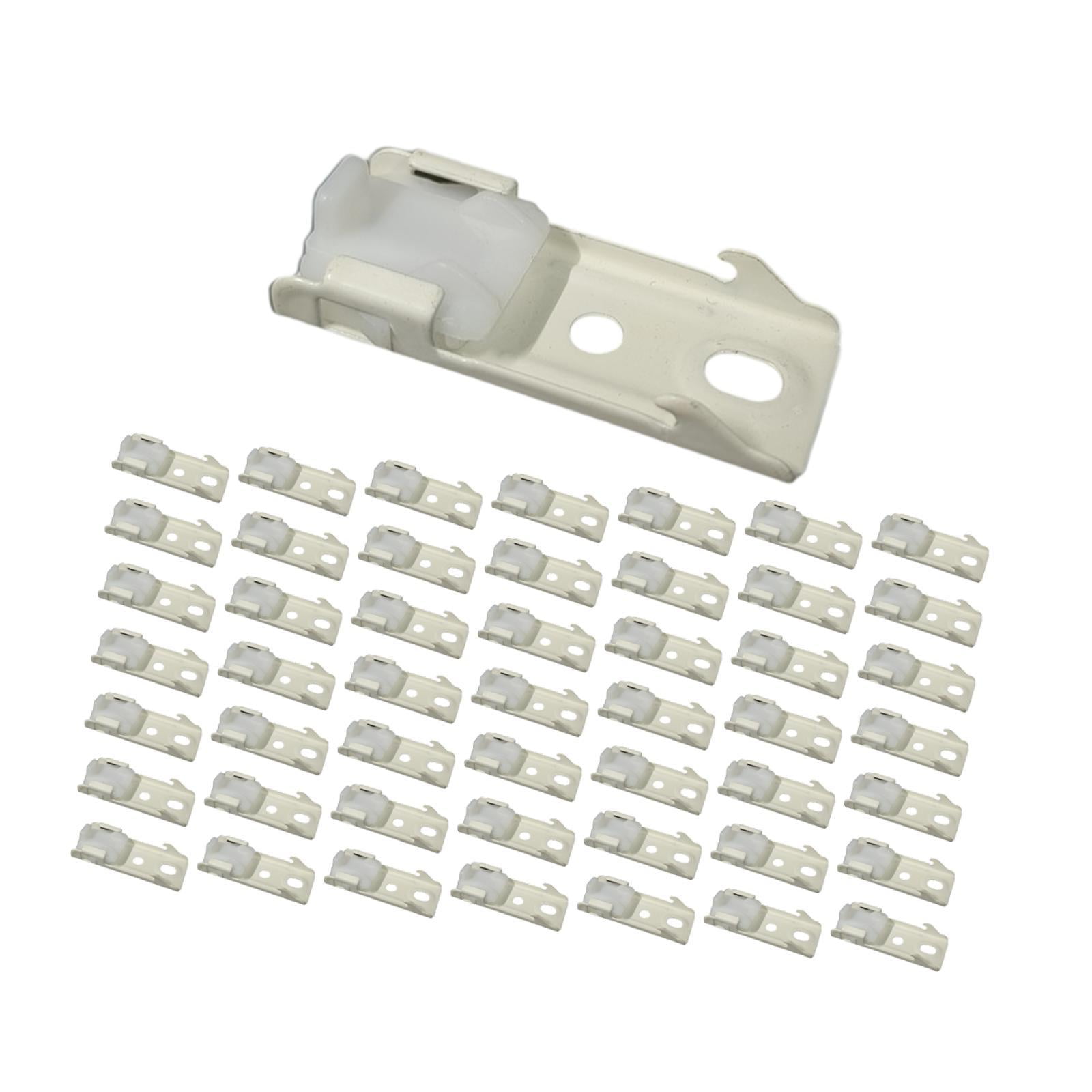 Bothyi - 50 Soportes De Montaje En Techo Para Montaje En Pared De Techo Para Dormitorio, Hogar, Sala De Estar, Color Blanco Crema