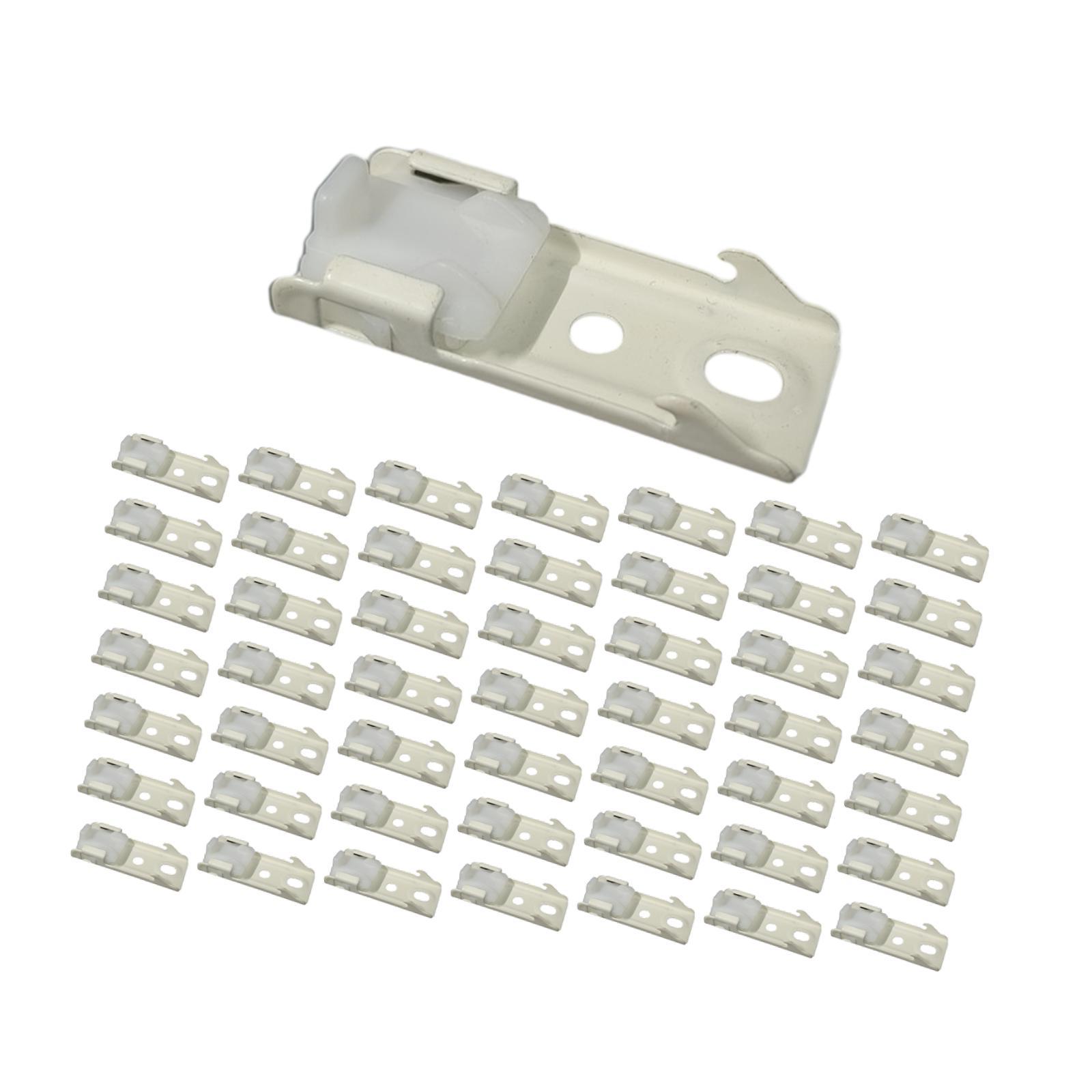 Bothyi - 50 Soportes De Montaje En Techo Para Montaje En Pared De Techo Para Dormitorio, Hogar, Sala De Estar, Color Blanco Crema