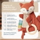 thumbnail image 3 of Juguete sensorial Itzy Ritzy Bitzy Crinkle Fox con anillo de dentición, 3 of 9