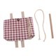thumbnail image 3 of puerta de lino de algodón colgante de pared bolsa de almacenamiento organizador hogar 1 bolsillo - púrpura, 3 of 3