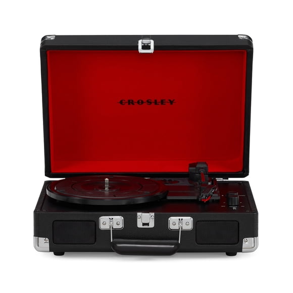 Tocadiscos Crosley Cruiser Premier Bluetooth 3 Velocidades Negro