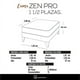 thumbnail image 5 of Cama Europea Zen Pro Colchon Resortes 1.5 Plaza Base Dividida Tela Beige, 5 of 6