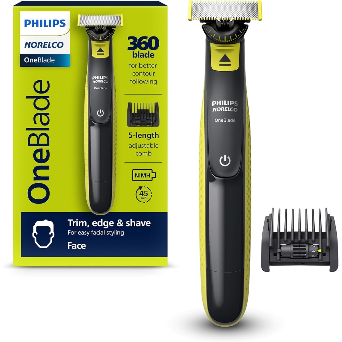 Afeitadora Philips Oneblade 360 Recargable 5 Niveles