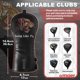 thumbnail image 2 of Cubierta para palo de golf Wootfairy impermeable de cuero negro, 2 of 7