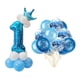 thumbnail image 5 of 34 Globos 1er Cumplea?os Globos De Confeti De Látex Decoraciones Para Fiestas Azul, 5 of 5