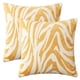 thumbnail image 1 of Funda de Cojines REGALWOVEN Paquete de 2, Cierre de Cremallera Tie Dye Funda Decorativa para Cojín de Sofá Cama Amarillo 18" x 18", 1 of 6