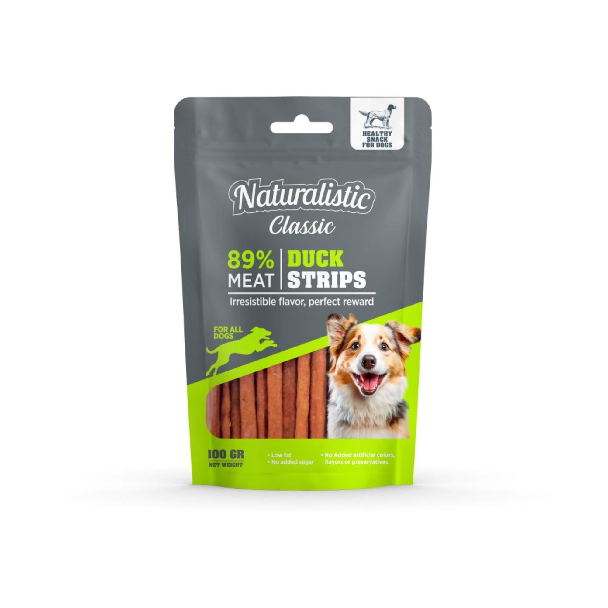 Naturalistic - Snack Perro Classic Duck Strip Bolsa
