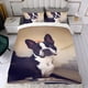 thumbnail image 4 of Boston Terrier Conjunto de sábanas temático, trío de piezas, cómodo y amigable con la piel, diseño único, regalo de decoración para el hogar para familiares, amigos y fans,173cm *218cm, 4 of 6