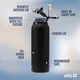 thumbnail image 3 of Botella de agua Ello Pop & Fill de acero inoxidable tonal negra, 1,2 L, 3 of 9