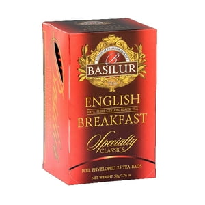 Basilur - Te Negro English Breakfast 25 Bolsas
