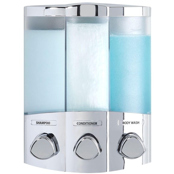 Dispensador de Jabón Better Living 3 Cámaras Cromado